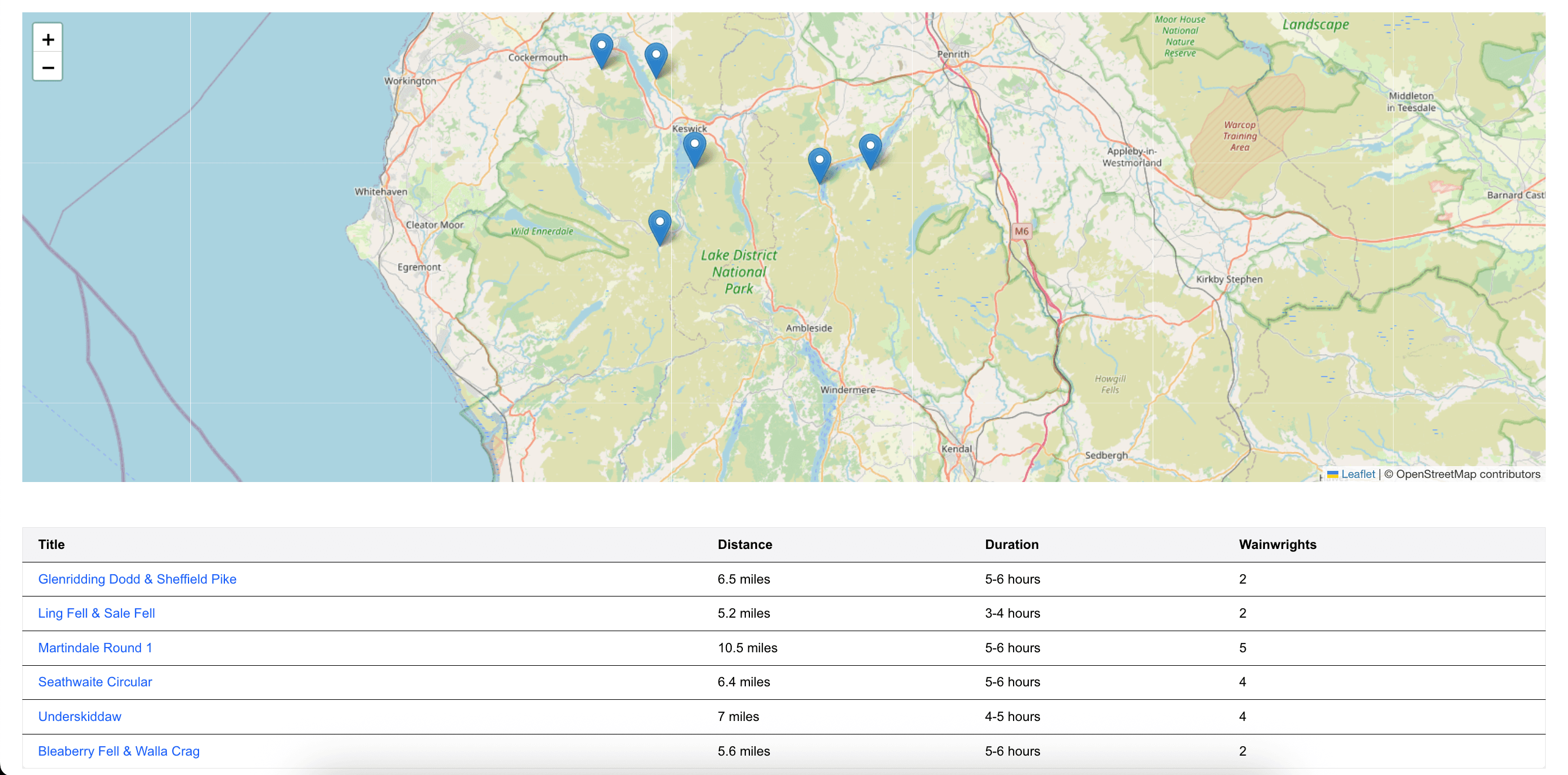 Projects Section Screenshot